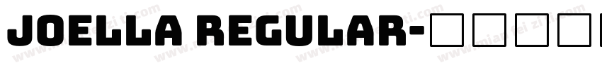 Joella Regular字体转换